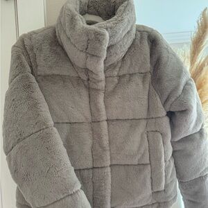 Abercrombie Faux Fur Jacket
